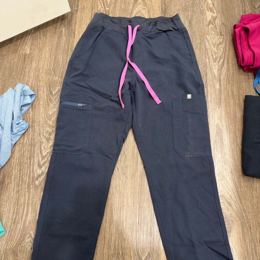 Fig clothing yola scrub skinny pants high waisted XS petite